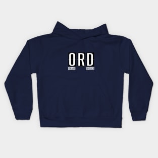 ORD - O'Hare Chicago IL Airport Code Souvenir or Gift Shirt Kids Hoodie